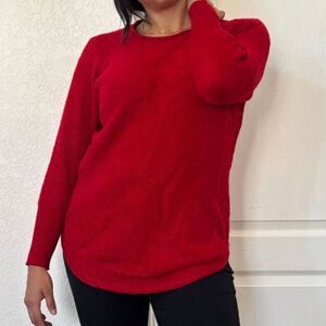 Cashmere & Wool Blend, Cable Knit Sweater